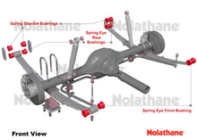 Load image into Gallery viewer, Nolathane - Rear Leaf Spring And Shackle Bushing - With Moulded Shackles

